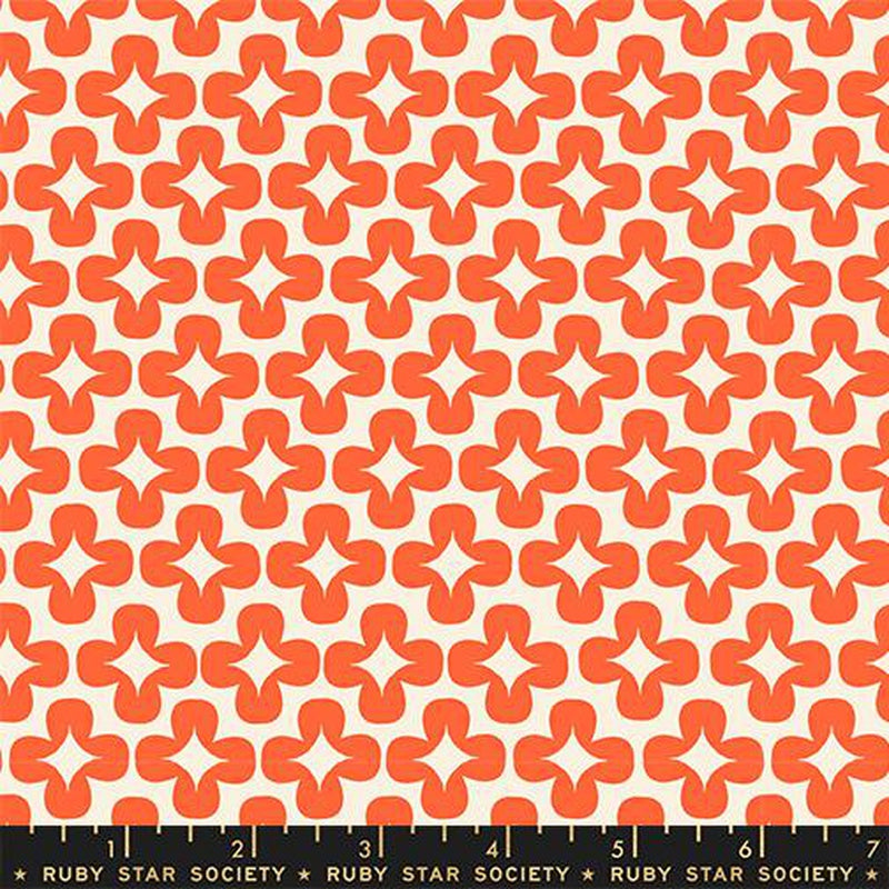 {Pre-Order July} Moda Ruby Star Society Persimmon Leaf Warm Red