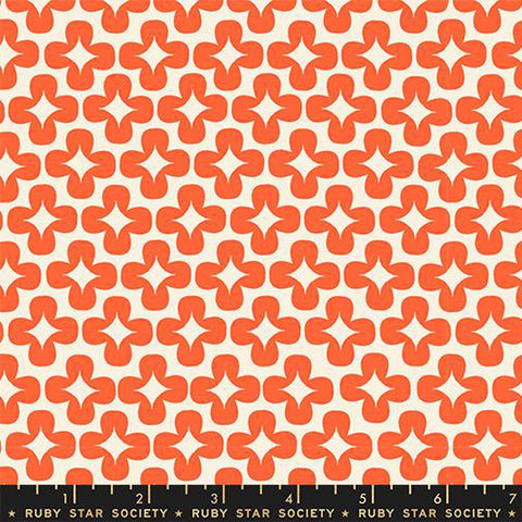 {Pre-Order July} Moda Ruby Star Society Persimmon Leaf Warm Red