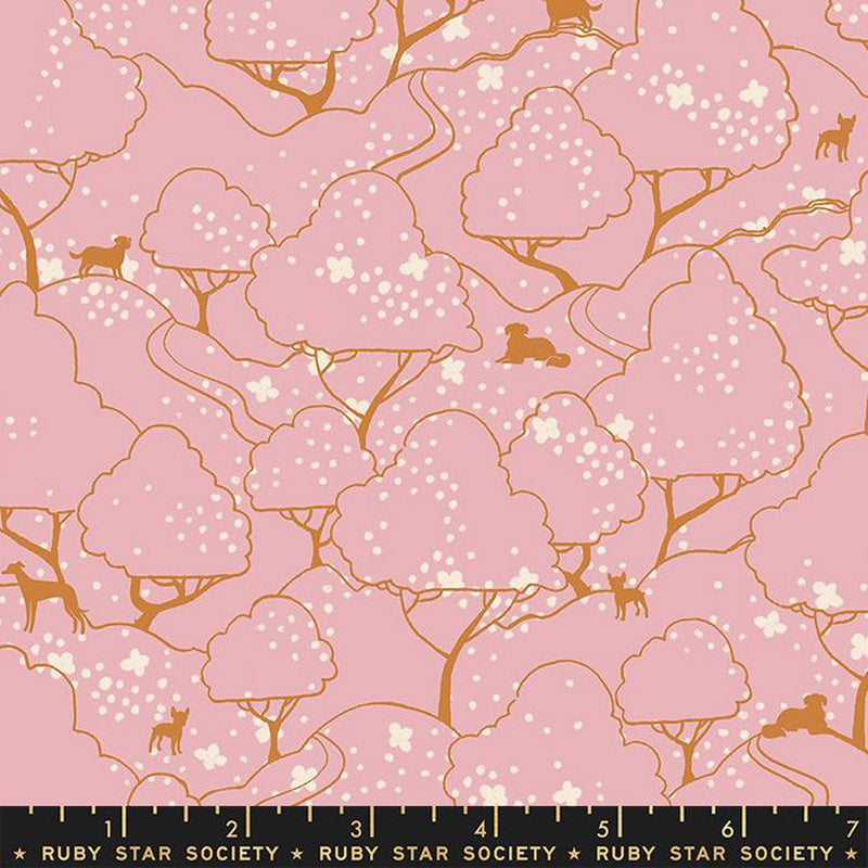 {New Arrival} Moda Ruby Star Society Dog Park Pets Dogs Landscape Lavender