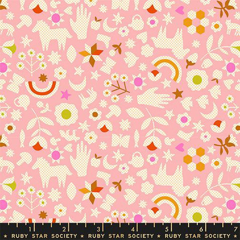 {Pre-Order October} Moda Ruby Star Society Catnap Little Luck Rosebud