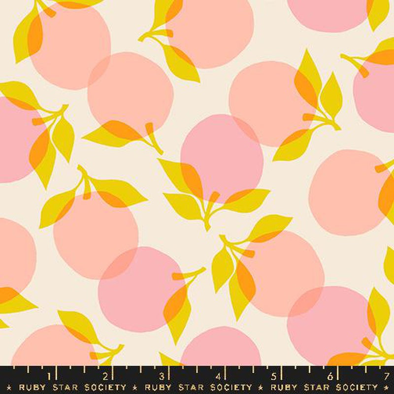 {Pre-Order September} Moda Ruby Star Society Juicy Tumbling Fruit Peach Shell