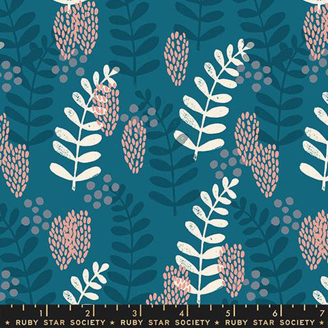 {Pre-Order October} Moda Ruby Star Society Reimagined Landscapes Fern Dell Teal