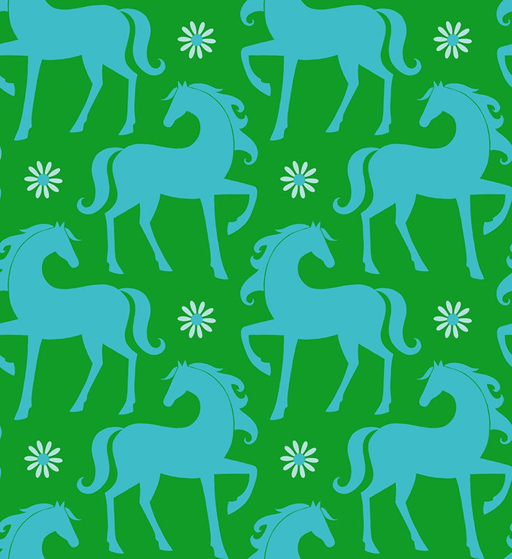 {New Arrival} Moda Ruby Star Society Carousel Fancy Horse Verdant