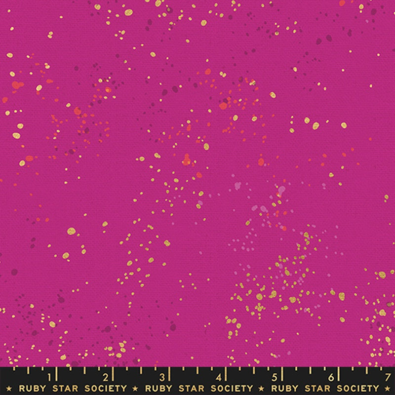 {Pre-Order January} Moda Ruby Star Society Speckled - CANVAS Speckled Metallic Berry