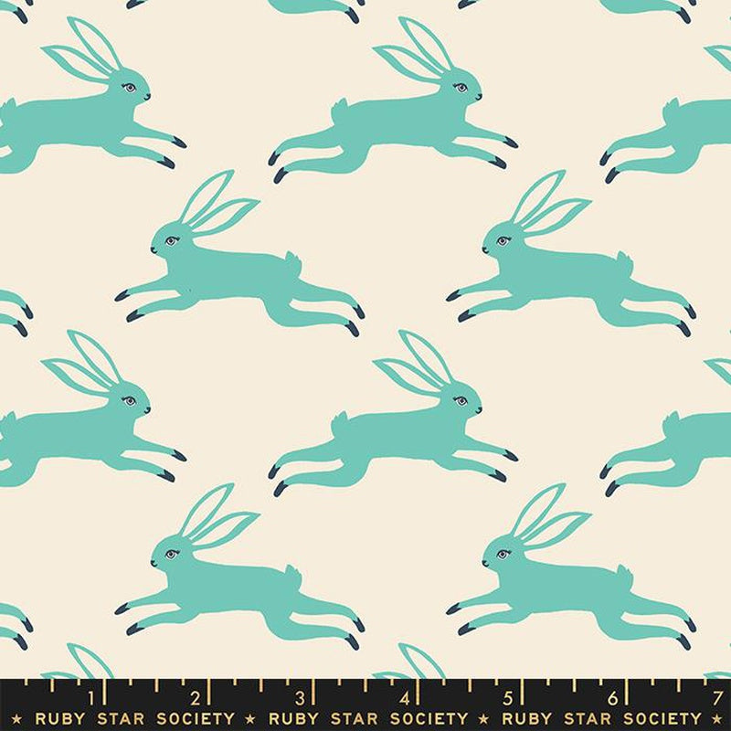 {New Arrival} Moda Ruby Star Society Backyard Bunny Run Icebox FAT QUARTER