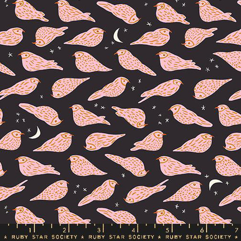 {New Arrival} Moda Ruby Star Society Bird is the Word Whippoorwill Soft Black
