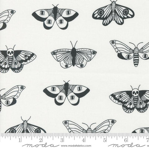 {New Arrival} Moda Fabrics Noir Mystic Moth Ghost