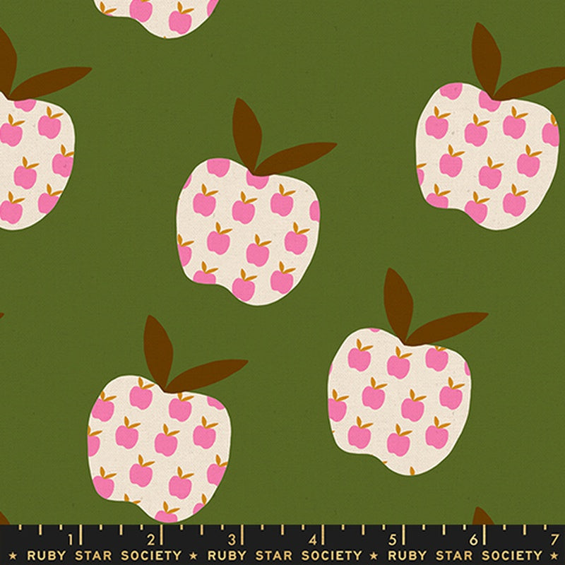 {Pre-Order March} Moda Ruby Star Society Mystic Fable - CANVAS Big Apple Neon Pink