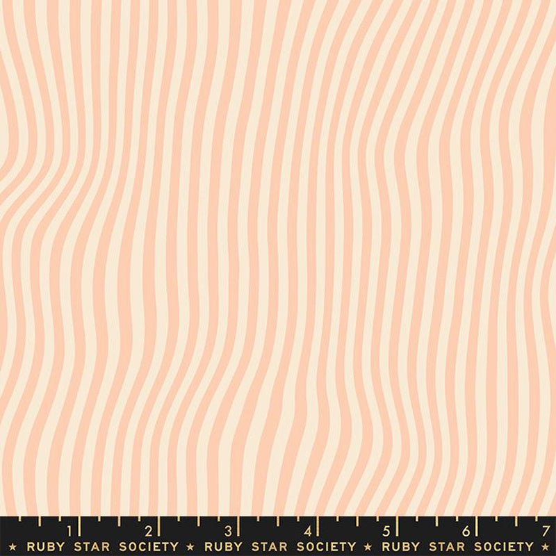 {New Arrival} Moda Ruby Star Society Rise & Shine Retro Stripes Peach Blossom