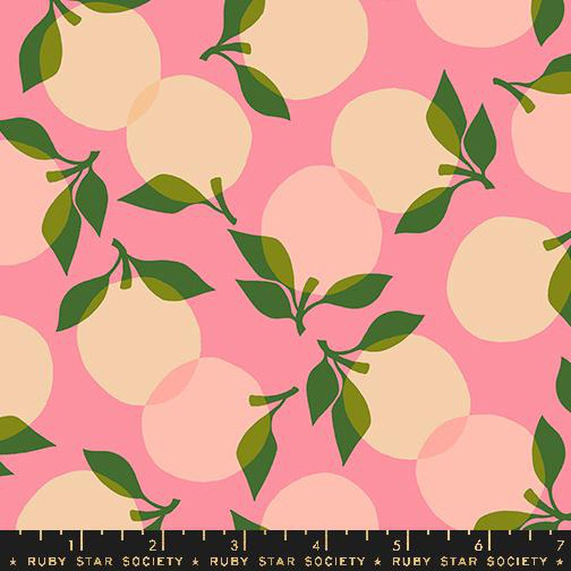 {New Arrival} Moda Ruby Star Society Juicy Tumbling Fruit Peach Sorbet