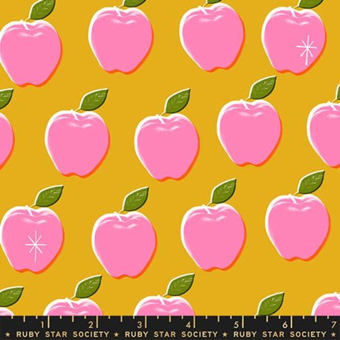 {Pre-Order March/April} Ruby Star Society Melody Miller Sparkle Shopper - Apples Goldenrod