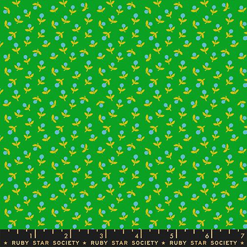 {Pre-Order October} Moda Ruby Star Society Catnap Sprout Verdant