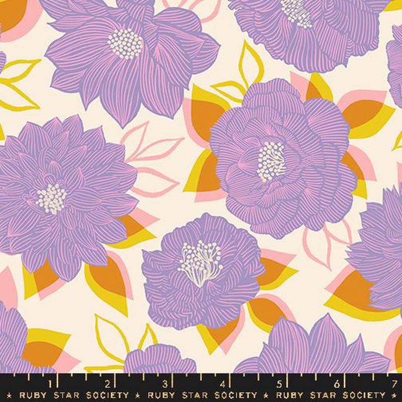 {New Arrival} Moda Ruby Star Society Favourite Flowers Blooming Florals Thistle