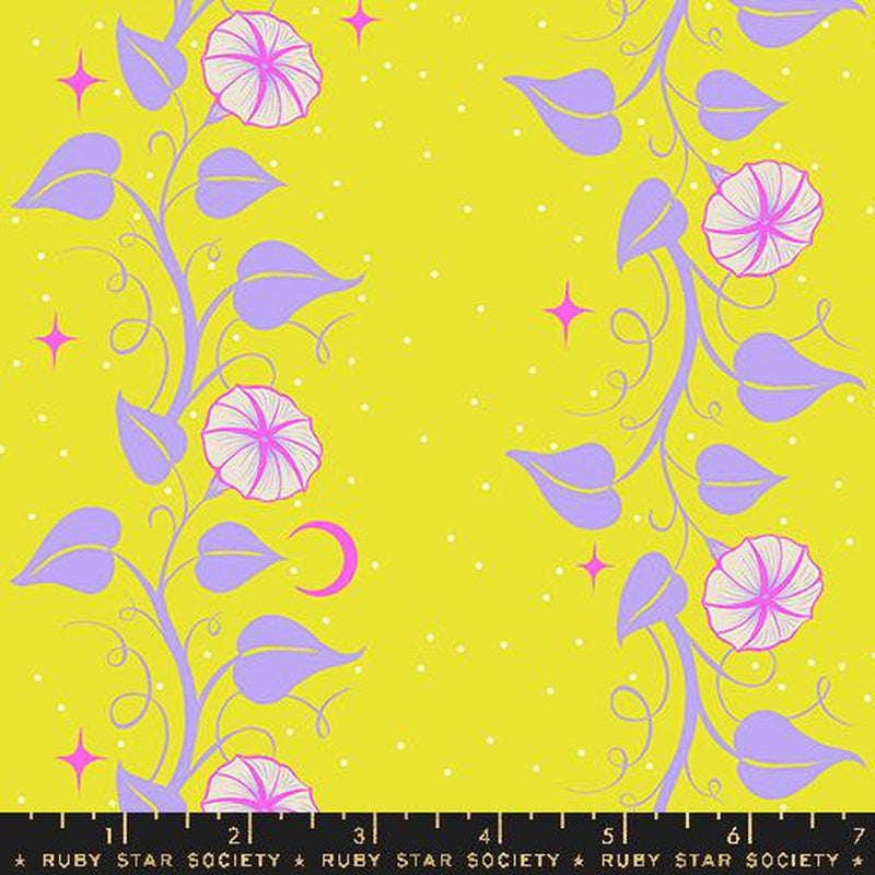 {New Arrival} Moda Ruby Star Society Glow Garden Flower Check Citron