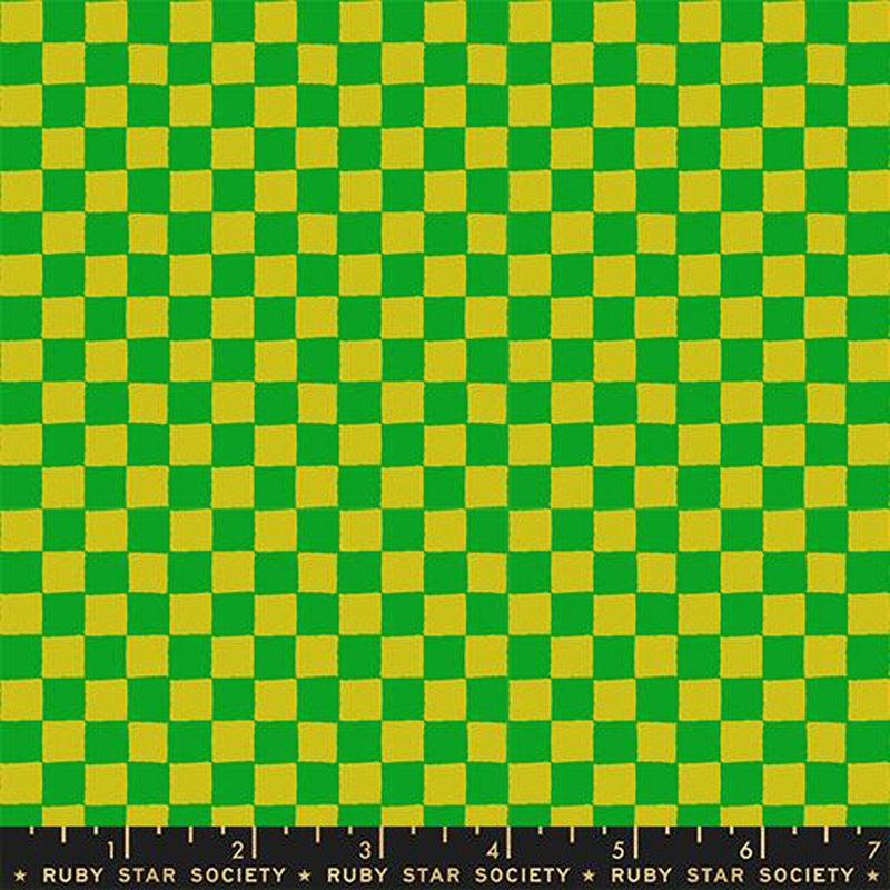{Pre-Order October} Moda Ruby Star Society 1-800 Calico Block Print Verdant