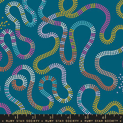 {New Arrival} Moda Ruby Star Society Pivot Beaded Teal