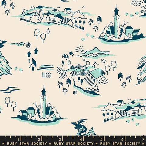{Pre-Order April/May} Moda Ruby Star Society Fireglow Mountain Town Frost