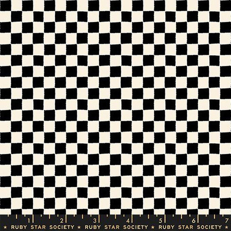 {Pre-Order October} Moda Ruby Star Society 1-800 Calico Block Print Black