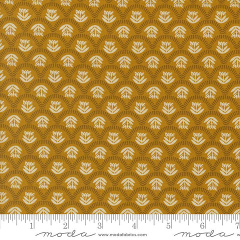 {New Arrival} Moda Folk & Lore Scallop Flower Blender Caramel