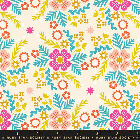 {New Arrival} Moda Ruby Star Society Pivot Wildflower Natural
