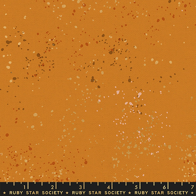 {Pre-Order January} Moda Ruby Star Society Speckled - CANVAS Speckled Metallic Earth