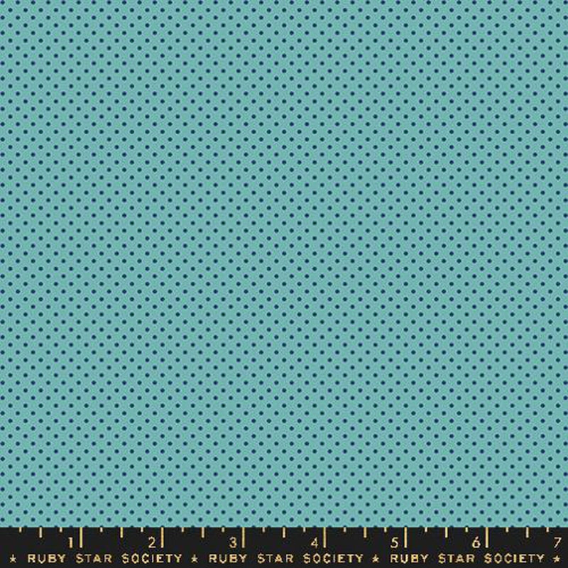 {New Arrival} Moda Ruby Star Society Ooh Lucky Lucky Mini Dot Turquoise