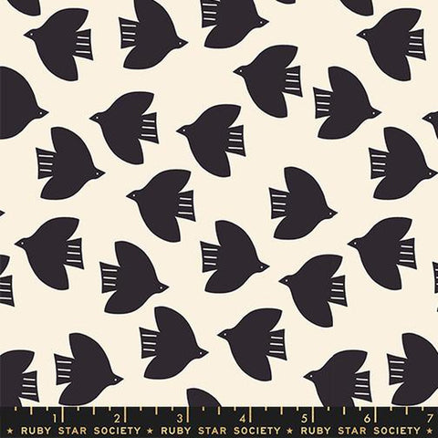 {Pre-Order October} Moda Ruby Star Society Catnap Birds Natural