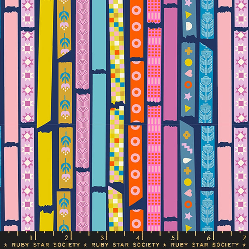 {Pre-Order August} Moda Ruby Star Society Washi Plus Yay It's Tape Bluebell
