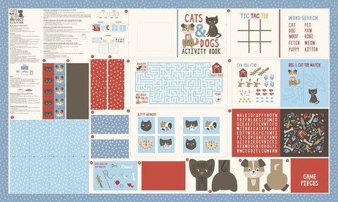 {New Arrival} Moda Stacy Iest Hsu Dog Daze Cat and Dog Activity Book