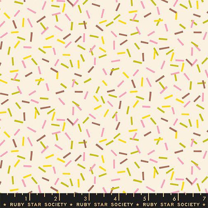 {Pre-Order January} Moda Ruby Star Society Sugar Cone 2 Rainbow Sprinkles Natural