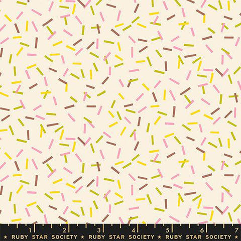 {Pre-Order January} Moda Ruby Star Society Sugar Cone 2 Rainbow Sprinkles Natural