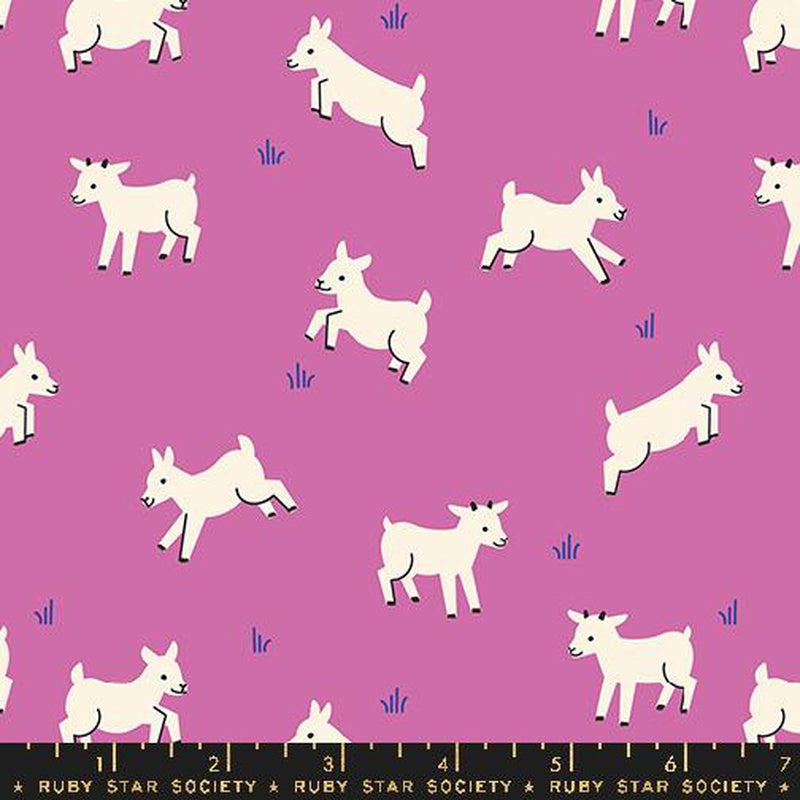 {New Arrival} Moda Ruby Star Society Animal Animal Baby Goats Heliotrope