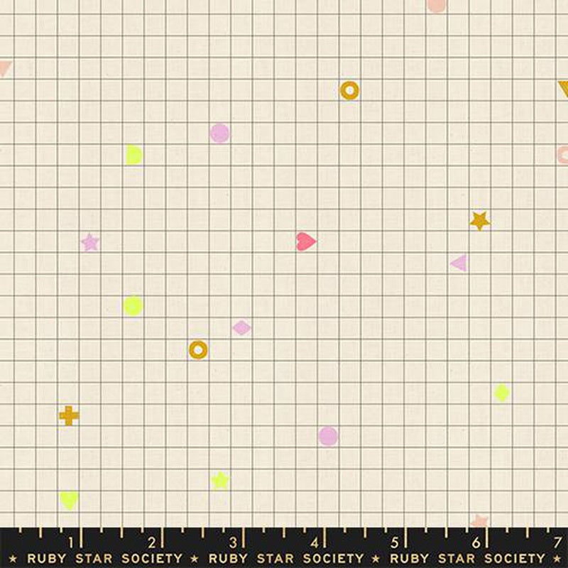 {Pre-Order August} Moda Ruby Star Society Lofi Linens Power Grid Khaki