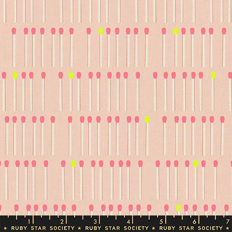 {Pre-Order August} Moda Ruby Star Society Lofi Linens Meet Your Match Peach Blossom