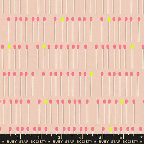 {Pre-Order August} Moda Ruby Star Society Lofi Linens Meet Your Match Peach Blossom