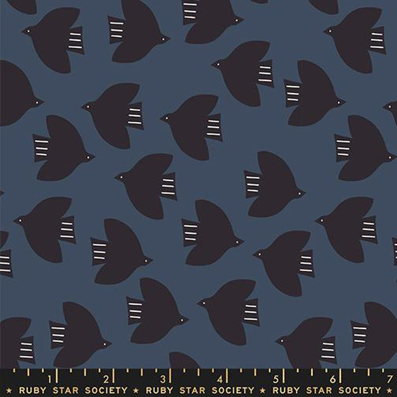 {Pre-Order October} Moda Ruby Star Society Catnap Birds Smoke