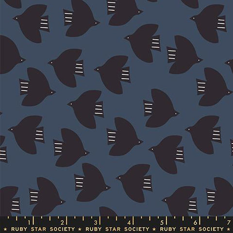 {Pre-Order October} Moda Ruby Star Society Catnap Birds Smoke