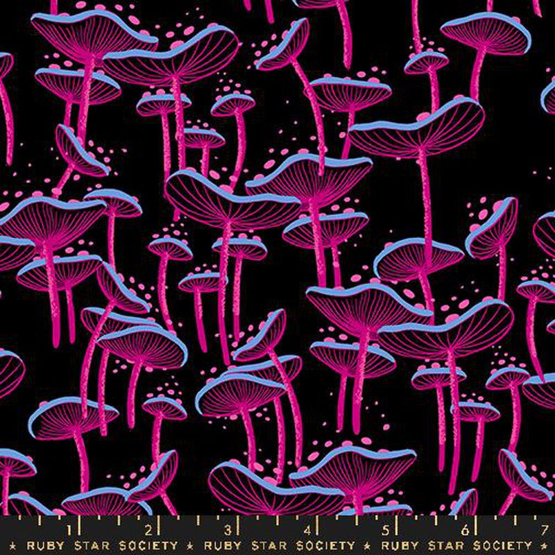 {New Arrival} Moda Ruby Star Society Glow Garden Fungi Black