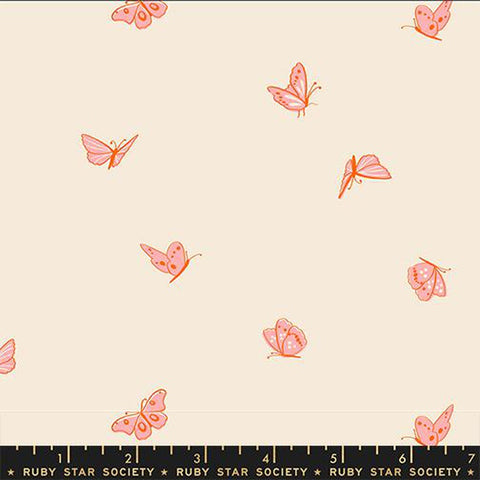 {New Arrival} Moda Ruby Star Society Flowerland Butterflies Natural