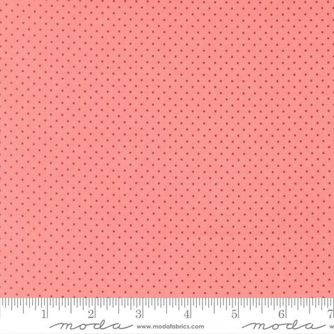 {New Arrival} Moda Fabrics Sweetfire Road Merrily on High Festive Dots Blush
