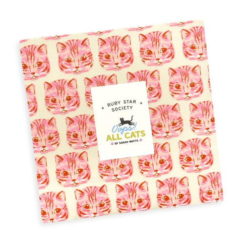 {Pre-Order June} Moda Ruby Star Society Oops All Cats Layer Cake