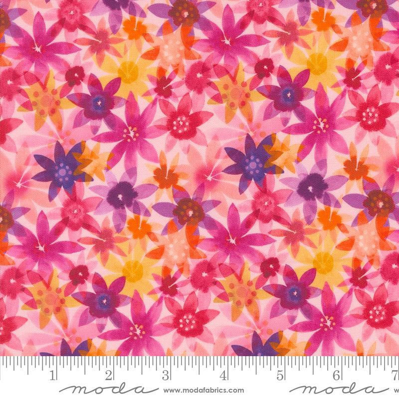 {Pre-Order January} Moda Flower Patches Garden Plot Florals Bubblegum