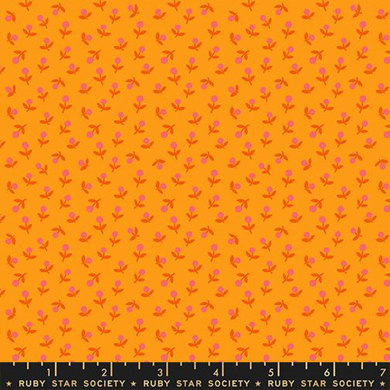 {Pre-Order October} Moda Ruby Star Society 1-800 Calico Sprout Cheddar