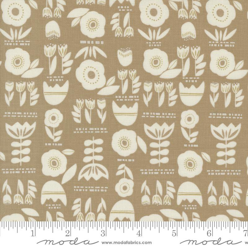 {New Arrival} Moda Folk & Lore Posy Plot Florals Oatmeal
