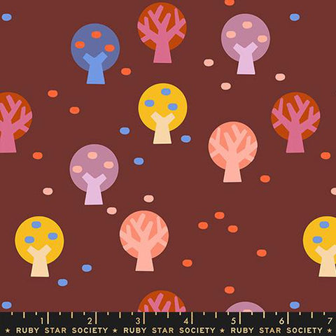 {Pre-Order July} Moda Ruby Star Society Persimmon The Grove Cranberry