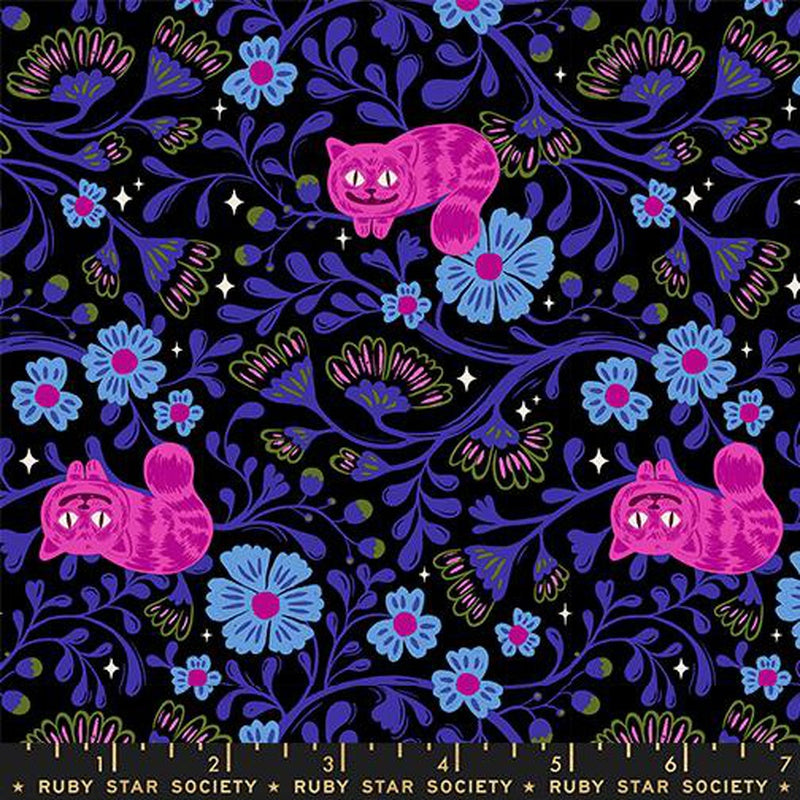 {Pre-Order October} Moda Ruby Star Society Hello Alice Cheshire Black