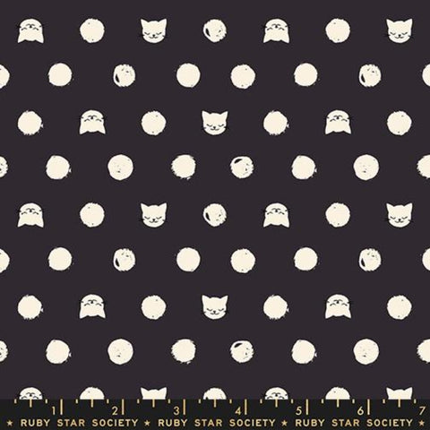 {Pre-Order June} Moda Ruby Star Society Oops All Cats Friskers Black