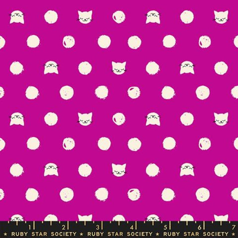 {Pre-Order June} Moda Ruby Star Society Oops All Cats Friskers Berry