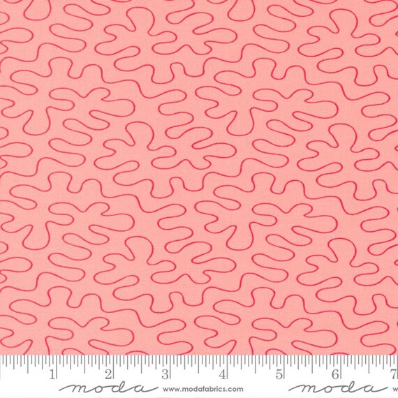 {New Arrival} Moda Saraditty Rainbow Sherbet Stipple Ripple Strawberry
