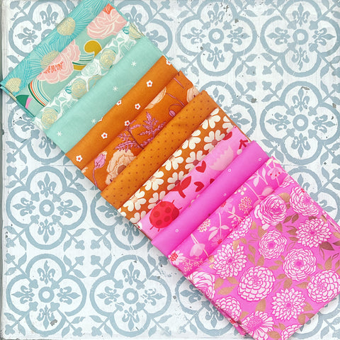 {New Arrival} Moda Ruby Star Society Curated Fat Quarter Bundle x 12 Pieces Efflorescent